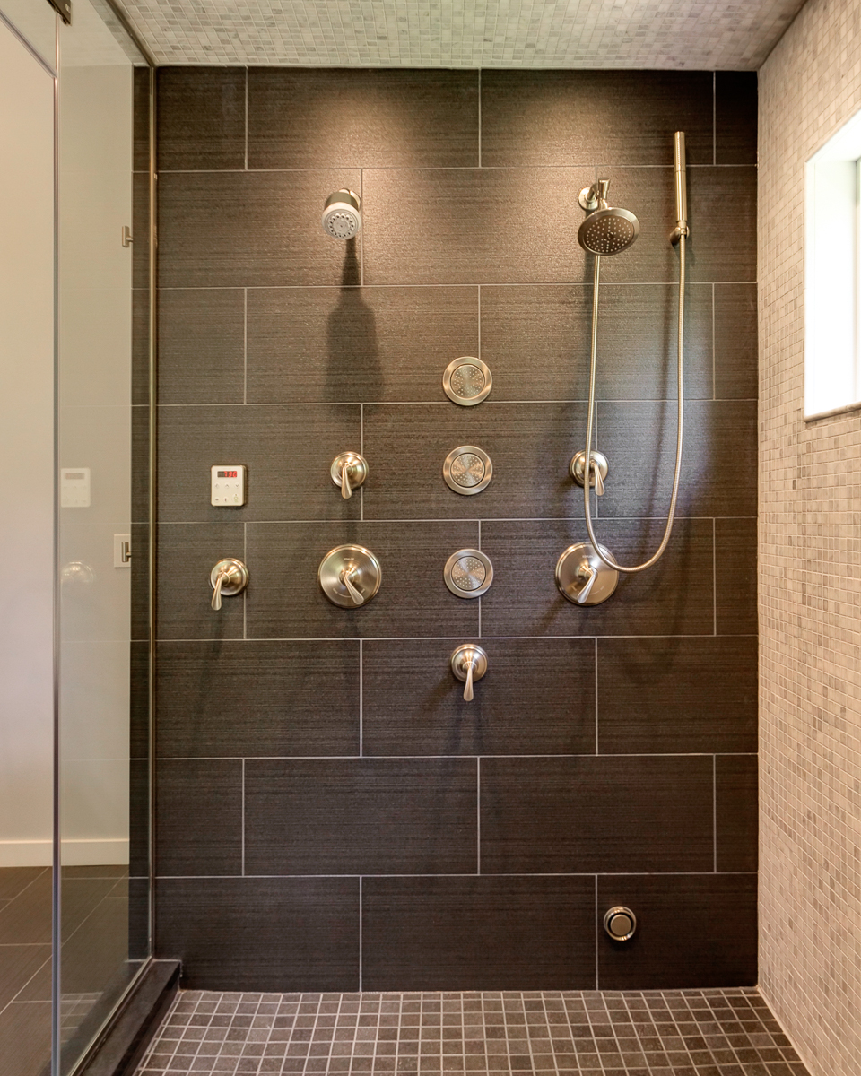 image of a home steam room shower