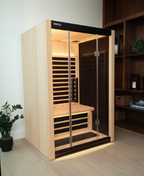 image of a home sauna